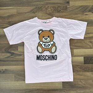 Moschino pink teddy bear tee